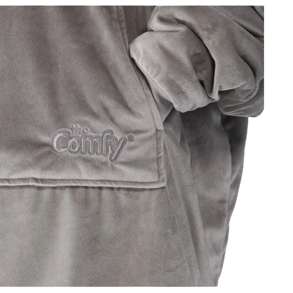 COMFY Original Oversized Microfiber & Sherpa Wearable Blanket EUC